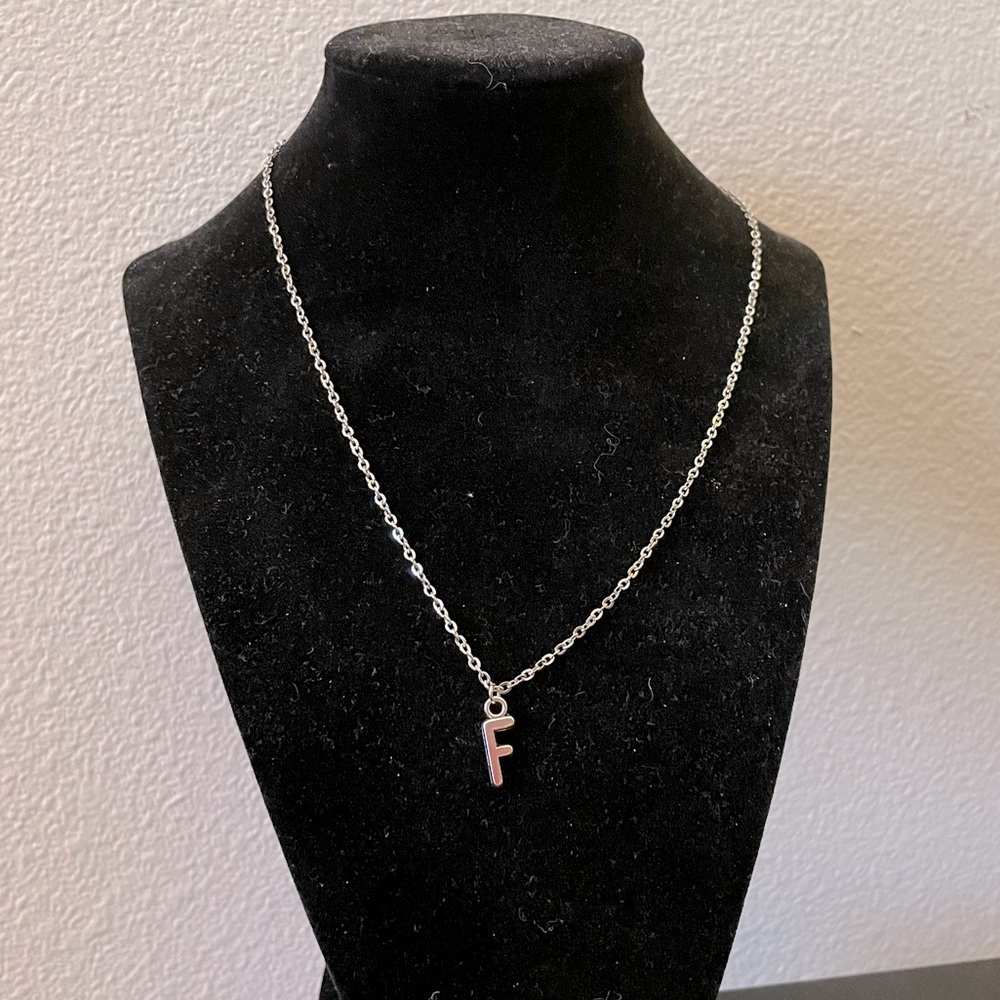 Handmade Letter F Necklace